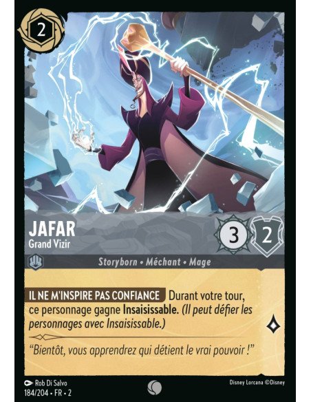 S2 - 184/204 - Jafar : Grand Vizir - Disney Lorcana - Série 2