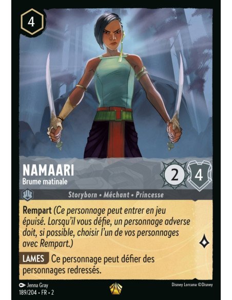 S2 - 189/204 - Namaari : Brume matinale - Disney Lorcana - Série 2