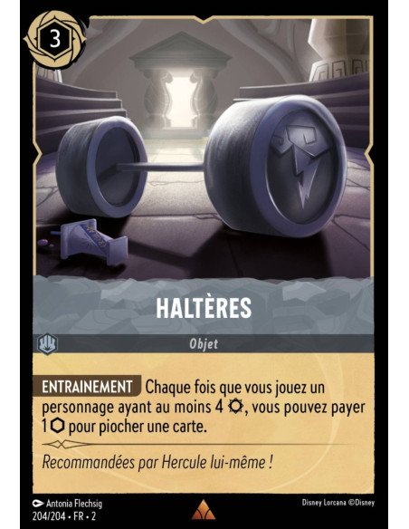 S2 - 204/204 - Haltères - Disney Lorcana - Série 2