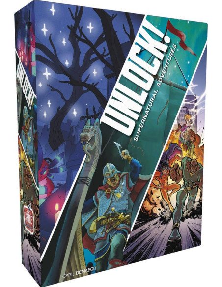 Unlock! Supernatural Adventures - Jeux de société - Jeux d'Enquêtes - cover - couverture - boîte