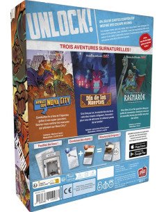 Unlock! Supernatural Adventures - Jeux de société - Jeux d'Enquêtes - cover - couverture - boîte 2