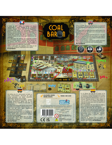 Coal Baron - Jeux de société - Jeux Initiés - dos de la boîte