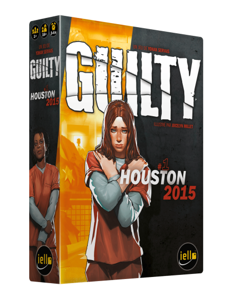 Guilty : Houston 2015 - Jeux de société - Jeux d'Enquêtes - cover - couverture - boîte Guilty : Houston 2015 - Jeux de société - Jeux d'Enquêtes - cover - couverture - boîte