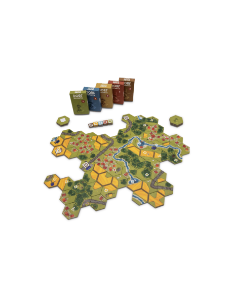 Dorf Romantik - Jeux de société - Jeux Coopératifs - contenu - matériel - visuel Dorf Romantik - Jeux de société - Jeux Coopératifs - contenu - matériel - visuel