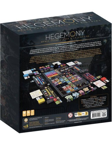Hegemony - Jeux de société - Jeux Experts - dos de la boîte