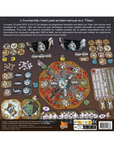 Humanity - Jeux de société - Jeux Experts - dos de la boîte