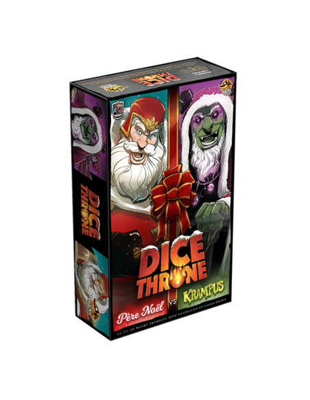 Dice Throne : Père Noël vs Krampus - Jeux de société - Jeux 2 Joueurs - cover - couverture - boîte