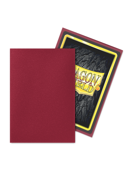 Dragon Shield - Standard Sleeves - Matte Blood Red (x100)