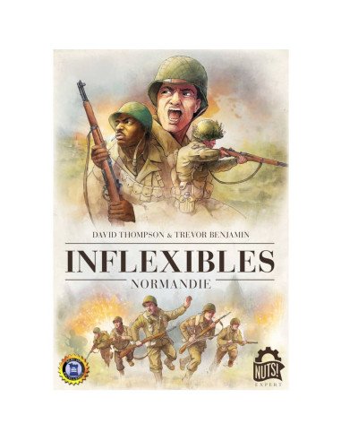 Infexibles Normandie - Jeux de société - 2 joueur - guerre - affrontement - débarquement - boite - illustration - couverture