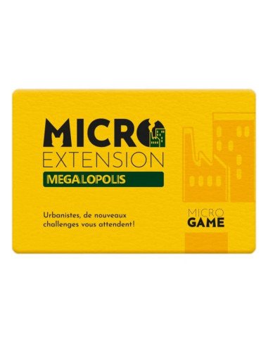 Megalopolis : Pack Extention (MicroGame) - Jeux de société - Jeux Coopératifs - cover - couverture - boîte