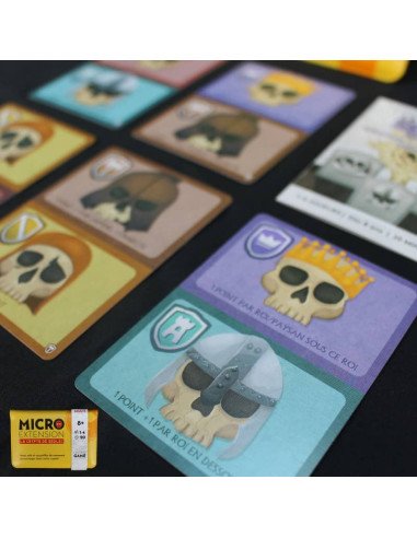 La Crypte de Sedlec : Pack Extention (MicroGame) - Jeux de société - Jeux Familiaux - contenu - matériel - cartes - visuel