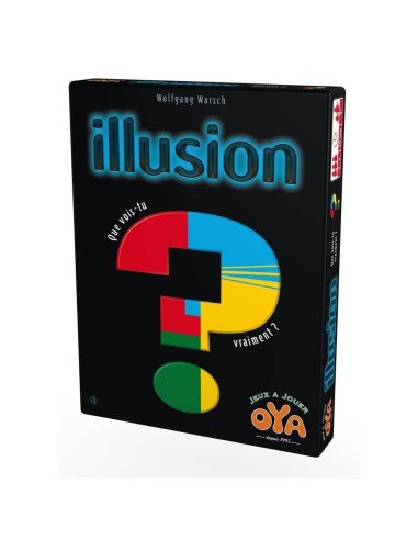 Illusion - Jeu de société - Optique ) Couleurs - Pourcentage - Boite - Graphisme