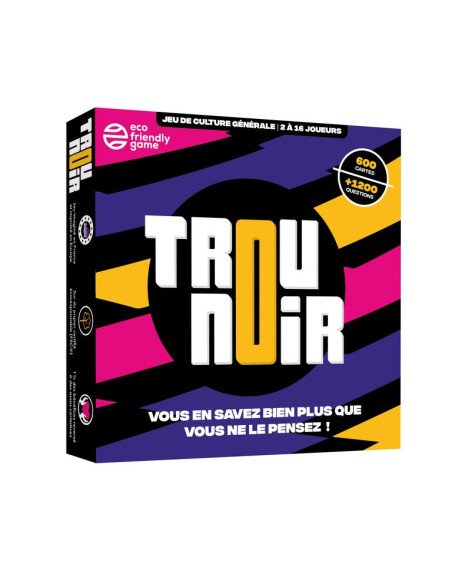 Trou noir - Culture générale - Jeu de société - Boite - Couverture