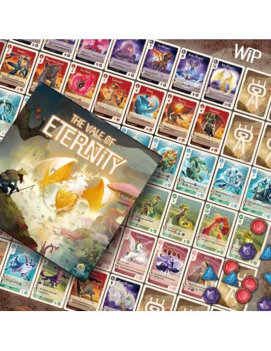 The Vale Of Eternity - Jeux de société - Jeux familial - Dragon - Boite - Cartes - Matériel