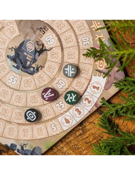 The Vale Of Eternity - Jeux de société - Jeux familial - Dragon  - Matériel - Plateau - jetons