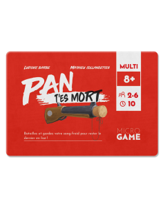 Micro games - Jeux de société - Pan t'es mort - Multijoueurs - Couverture - pochette - Boite