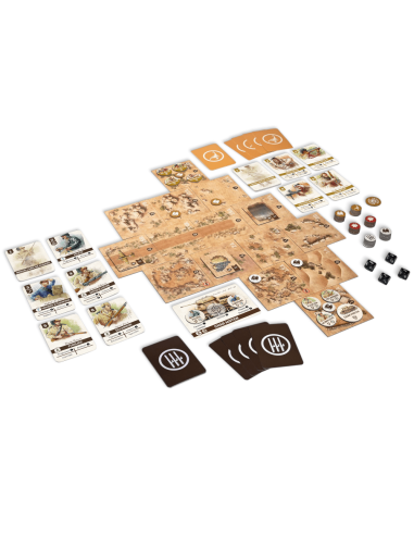 Brian Boru - Jeu de société - Draft - Matériel - Carte - Map - Détail - Intérieur