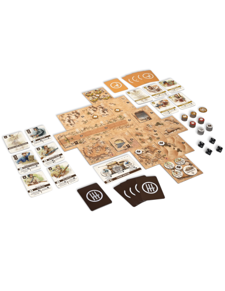 Brian Boru - Jeu de société - Draft - Matériel - Carte - Map - Détail - Intérieur