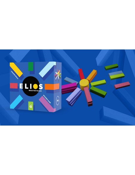 Elios - Jeu de société - Matériel - Boite - Jeu en bois