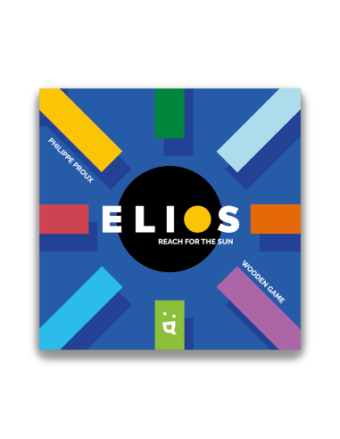 Elios - Jeu de société - Jeu en bois - Boite - Graphisme - Illustration