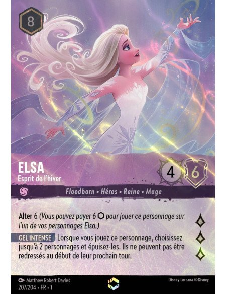 S1 - 207/204 - Elsa : Esprit de l'hiver - Enchantée