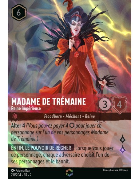 S2 - 211/204 - Madame de Trémaine : Reine impérieuse - Enchantée - Disney Lorcana - Série 2