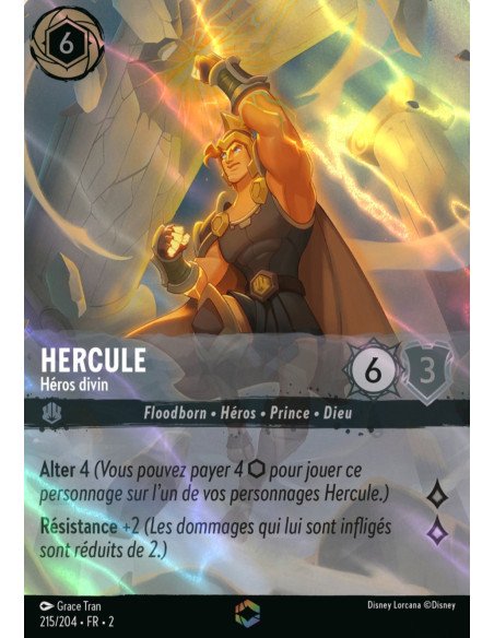 S2 - 215/204 - Hercule : Héro divin - Enchantée - Disney Lorcana - Série 2