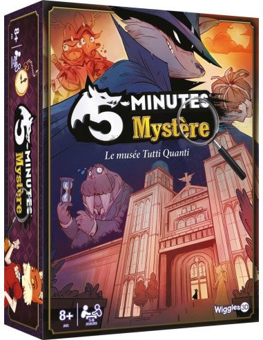 5 minutes mystère - jeux de société - jeux familiaux - Boite -Graphisme -Illustration