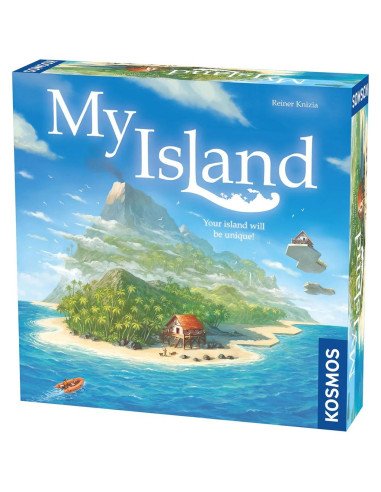 My Island - Jeux de société - Placement de tuile - Campagne - Boite - Graphisme - Illustration