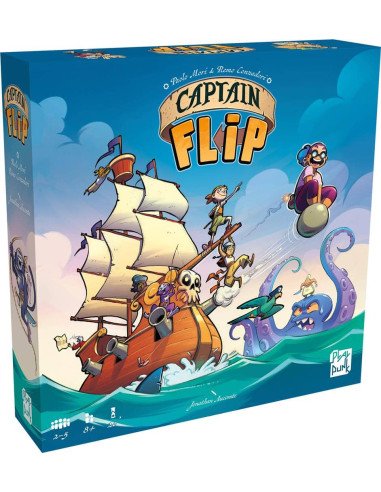 Captain Flip - Jeux de société - Jeu Familiaux - cover - couverture - boîte