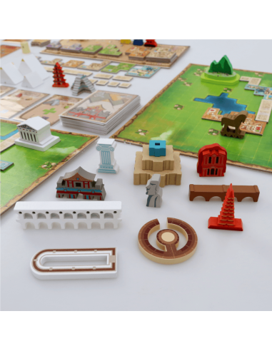 World Wonders - Jeux de société - Jeux Initiés - contenu - matériel - visuel