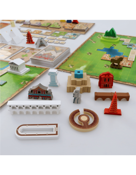 World Wonders - Jeux de société - Jeux Initiés - contenu - matériel - visuel