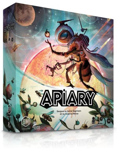 Apiary - jeu de société - expert - abeille - boite - graphisme - illustration -