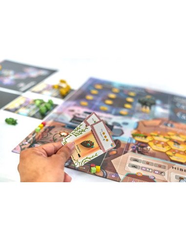 Apiary - jeu de société - expert - abeille - matériel - plateau - pion - partie - carte