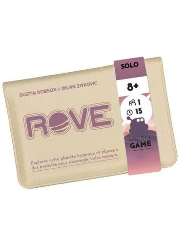 Rove - Jeux de société - Micro game - Petit - Solo - Pochette