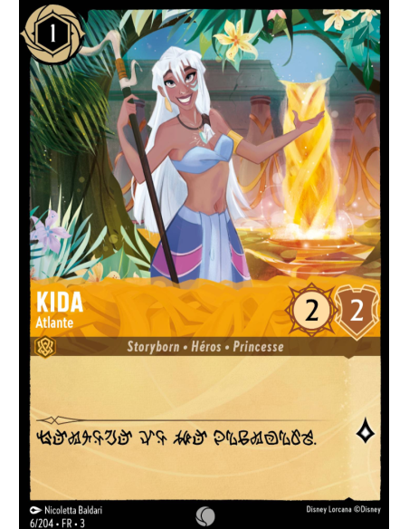 S3 - 006/204 - Kida : Atlante - Disney Lorcana - Série 3