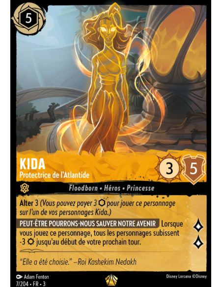 S3 - 007/204 - Kida : Protectrice de l'Atlantide