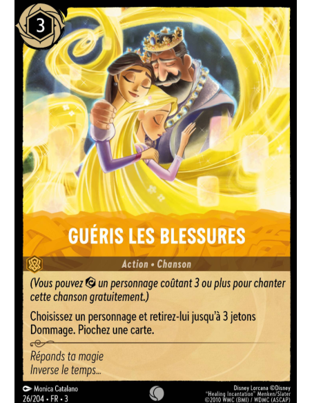 S3 - 026/204 - Guéris les Blessures - Disney Lorcana - Série 3