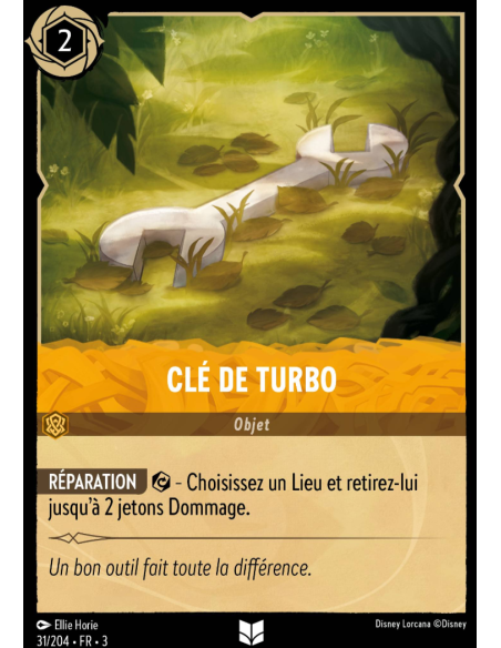 S3 - 031/204 - Clé de Turbo - Disney Lorcana - Série 3