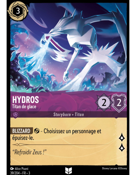 S3 - 039/204 - Hydros : Titan de glace - Disney Lorcana - Série 3