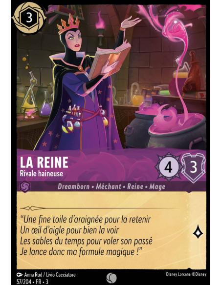 S3 - 057/204 - La Reine : Rivale Haineuse - Disney Lorcana - Série 3