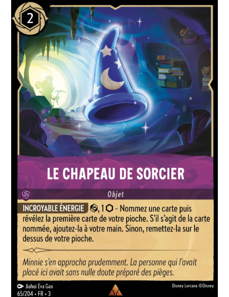 S3 - 065/204 - Le Chapeau de Sorcier - Disney Lorcana - Série 3