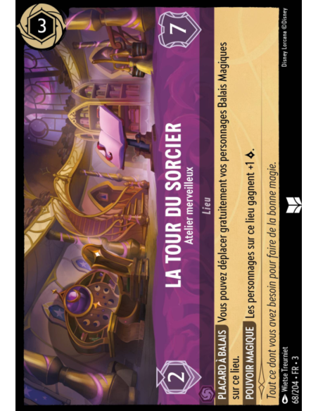 S3 - 068/204 - La Tour du Sorcier : Atelier merveilleux - Disney Lorcana - Série 3