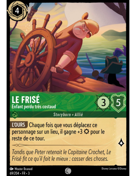 S3 - 069/204 - Le Frisé : Enfant perdu très costaud - Disney Lorcana - Série 3