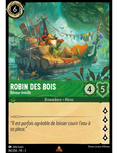 S3 - 084/204 - Robin des Bois : Rêveur éveillé - Disney Lorcana - Série 3