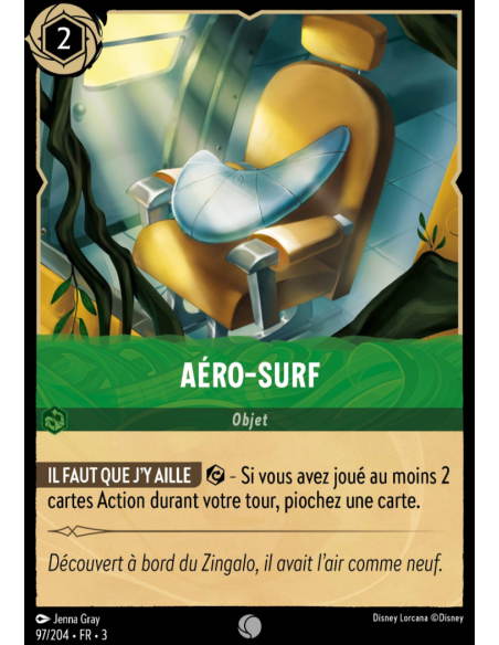 S3 - 097/204 - Aéro-Surf - Disney Lorcana - Série 3