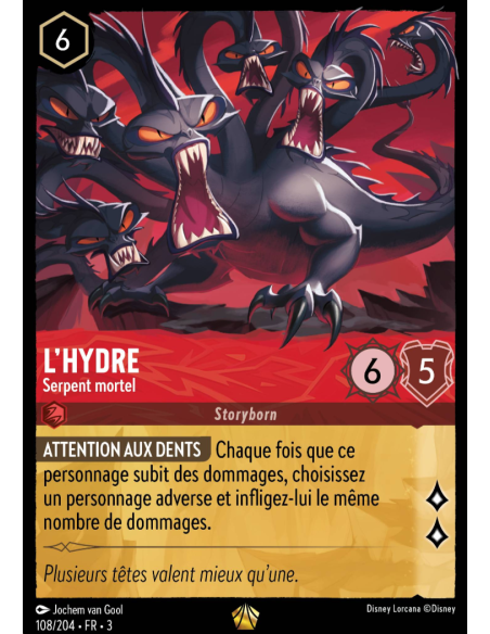 S3 - 108/204 - L'Hydre : Serpent mortel