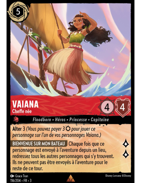 S3 - 116/204 - Vaiana : Cheffe née - Disney Lorcana - Série 3
