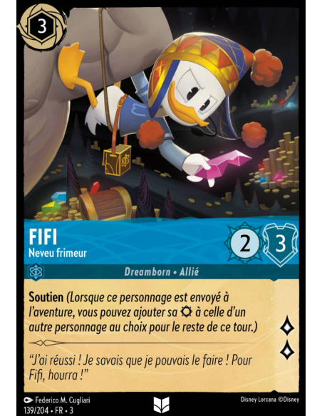 S3 - 139/204 - Fifi : Neveu Frimeur - Disney Lorcana - Série 3