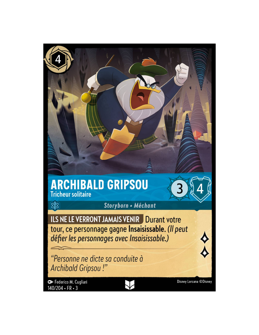 S3 - 140/204 - Archibald Gripsou : Tricheur solitaire